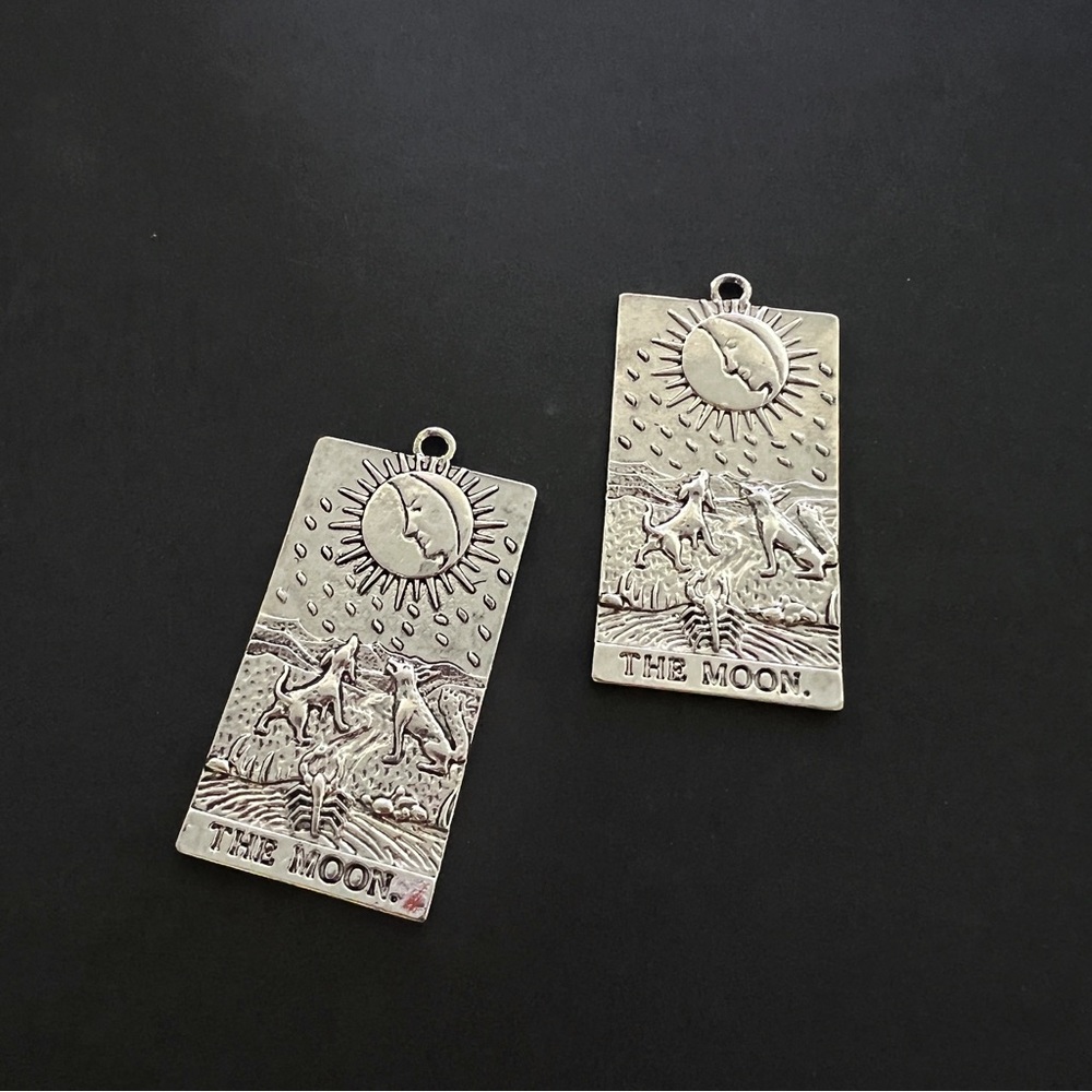 Moon Tarot Card Pendant The Moon